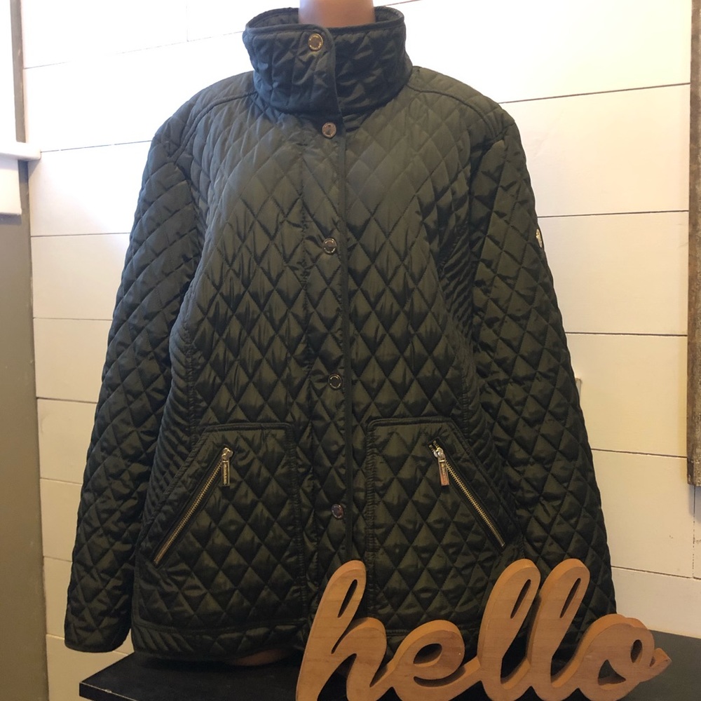Green Michael Kors coat